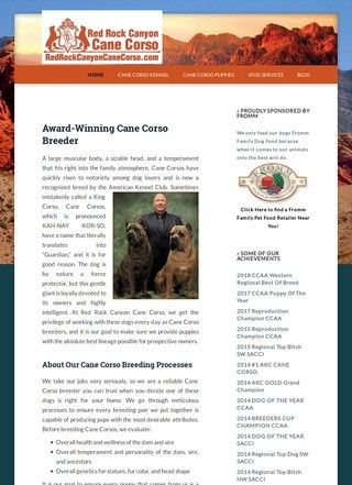 Red Rock Canyon Cane Corso