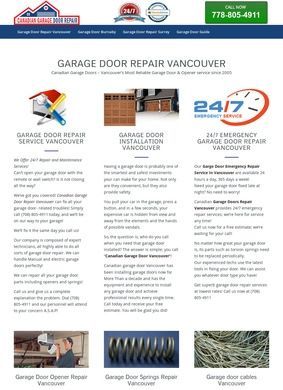 Canadian Garage Door Repair