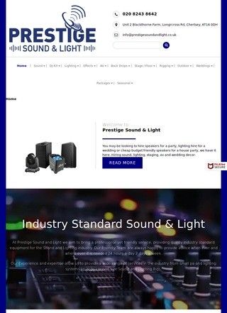 Prestige Sound & Light Ltd