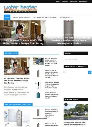 Water Heater Reviews Site