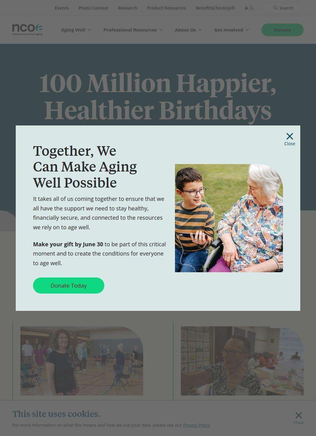 National Council on Aging, Falls Prevention