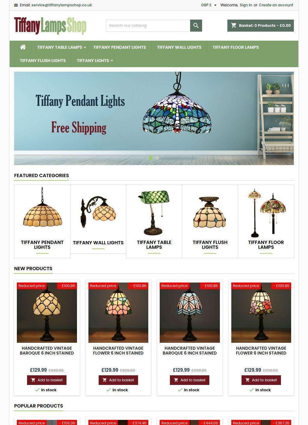 TiffanyLampsShop.co.uk