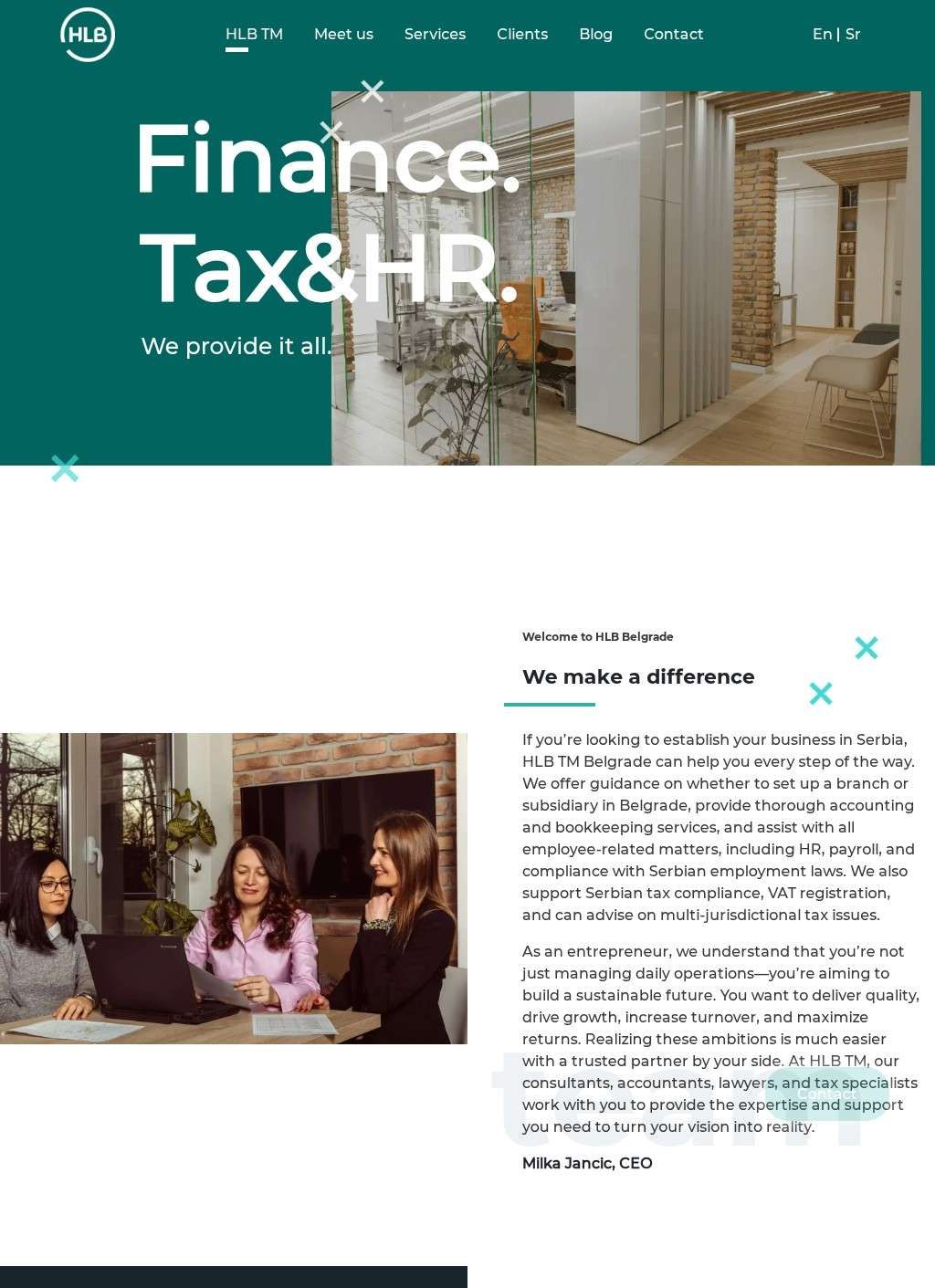 HLB TM Serbia: Finance, Tax & HR