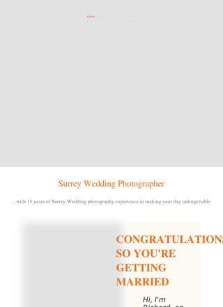 Surrey wedding photographer