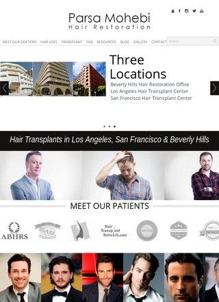 Los Angeles Hair Transplant Center - Parsa Mohebi