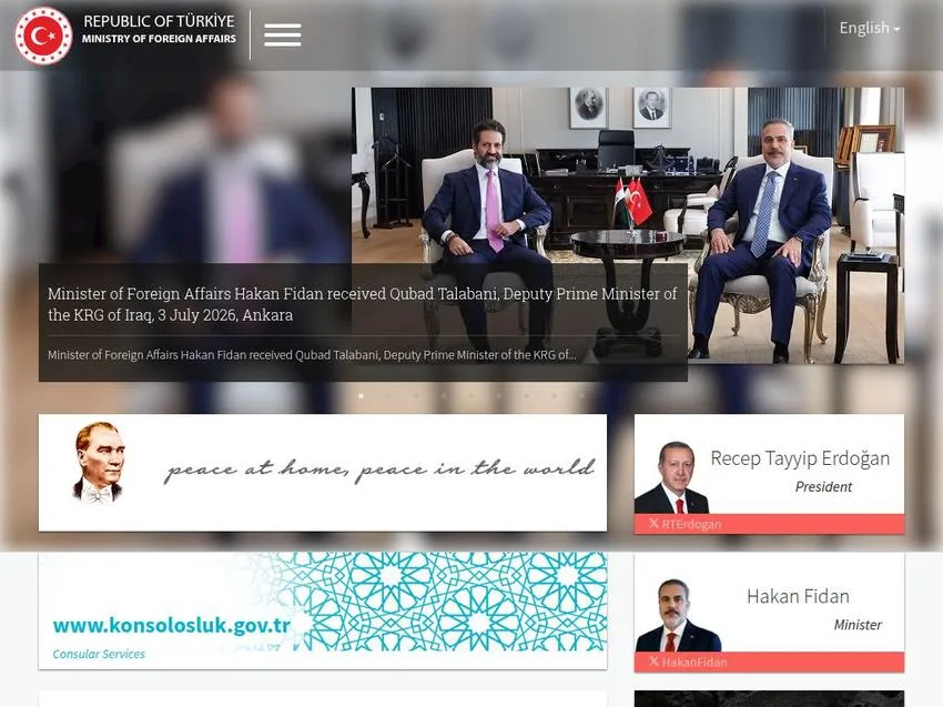 Republic of Turkiye Ministry of Foreign Affairs
