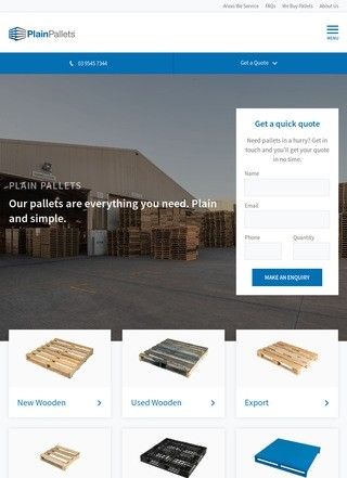 Plain Pallets